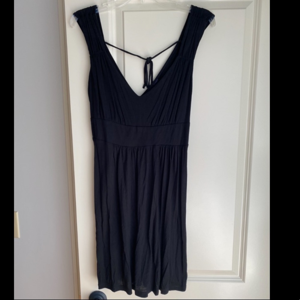 Black stretch dress or cover up
